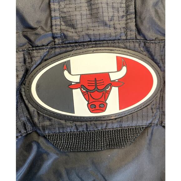 Vintage Starter NBA Authentics Chicago Bulls Highneck Nylon Windbreaker Men L - Picture 4 of 14